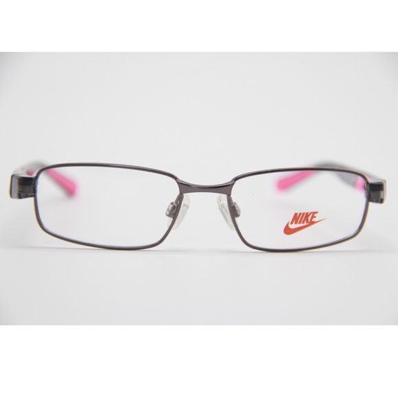 New Kids Girls Eyeglasses Nike5572 070 Round Pink - Picture 1 of 6